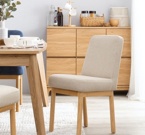 Heim Studio BECCA Kursi Makan Krem